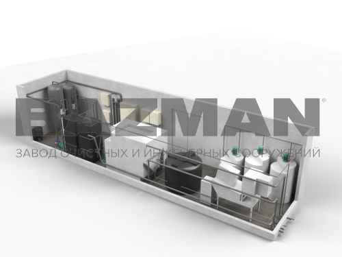 Станция очистки хозяйственно-бытовых сточных вод