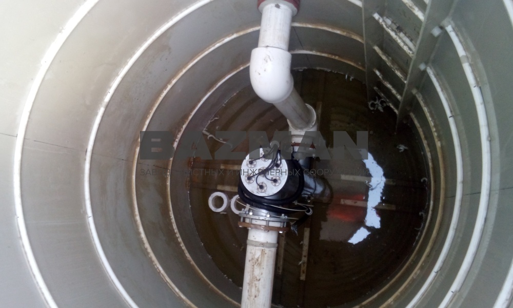 Комплекс очистных сооружений объект Азов сити, КОС, КНС, Колодцы производительность 50 м3/сутки