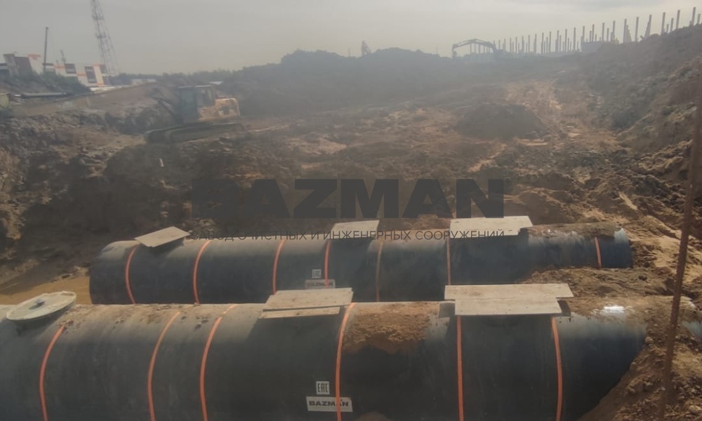 Ливневые очистные сооружения 220 л/сек Объект Складской комплекс ИНСИТИ Дурыкино Московская область